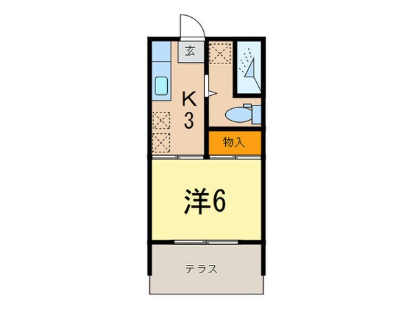 メゾン東横の物件間取画像